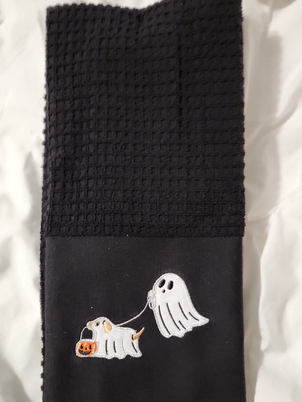 Halloween Ghost Embroidery Towels